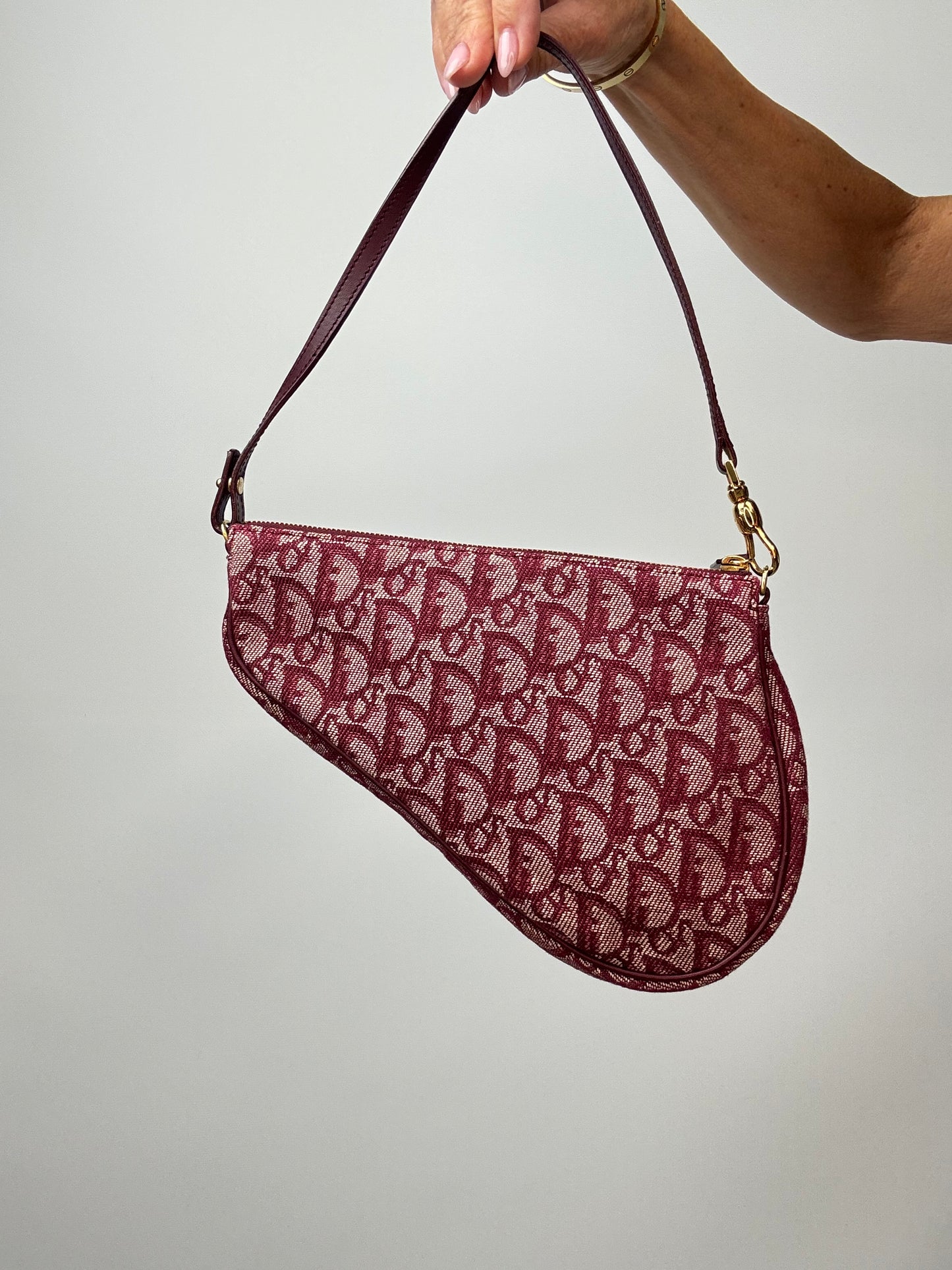 Christian Dior Diorissimo Saddle Pochette