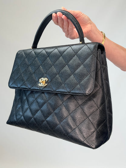 Chanel Vintage Kelly Caviar Bag -Vintage