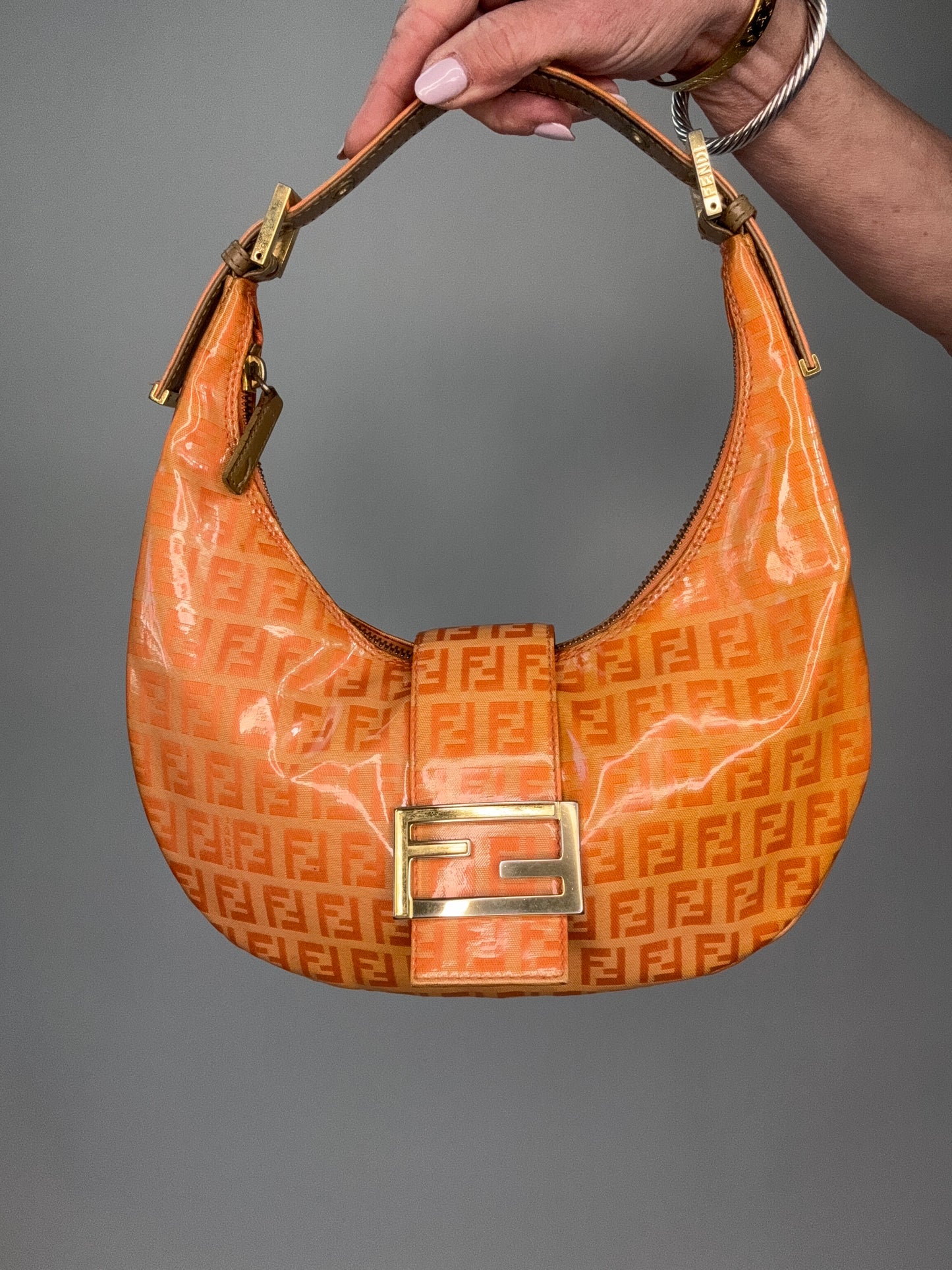 Fendi Zucchino Croissant Bag