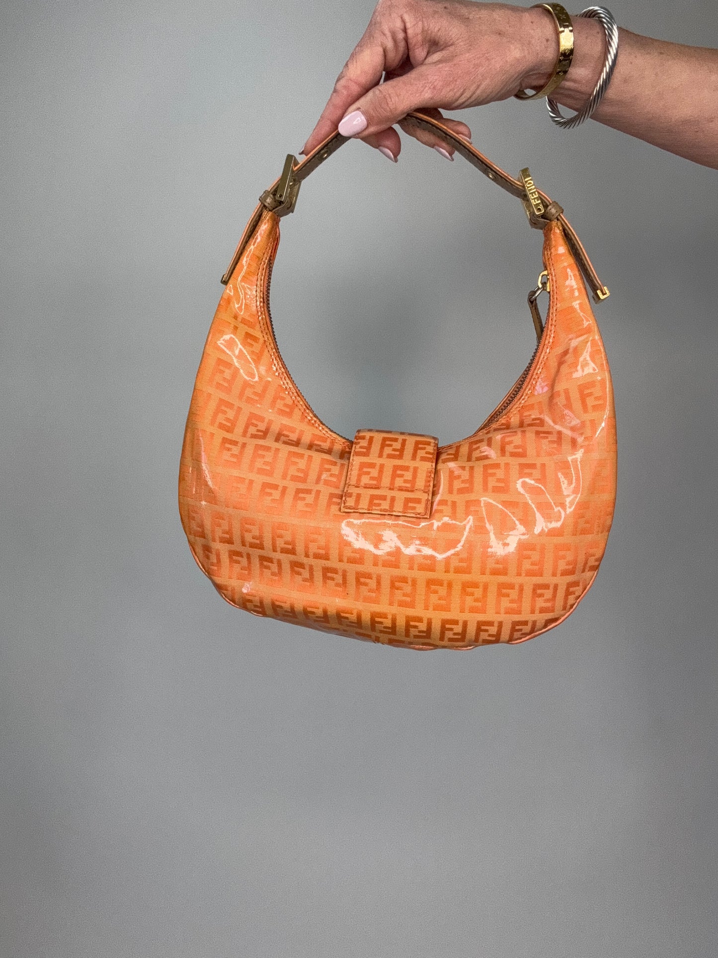 Fendi Zucchino Croissant Bag