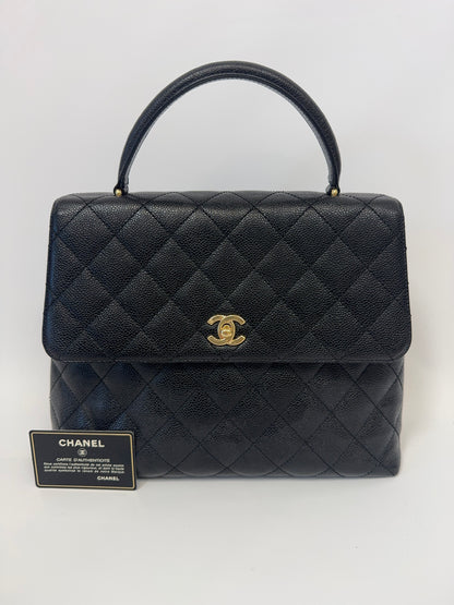 Chanel Vintage Kelly Caviar Bag -Vintage