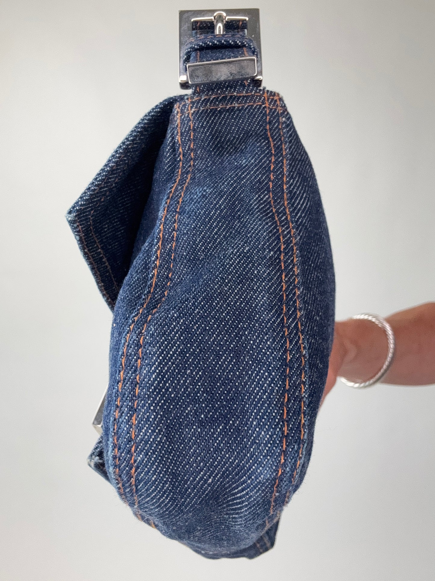 Fendi Denim Baguette Bag