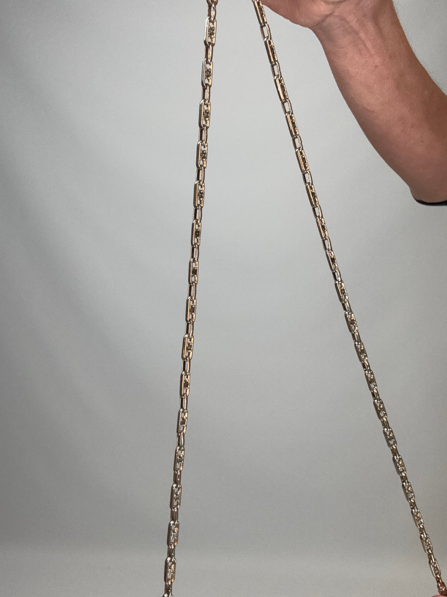 Celine Triomphe Wallet On Triomphe Chain- Burgundy