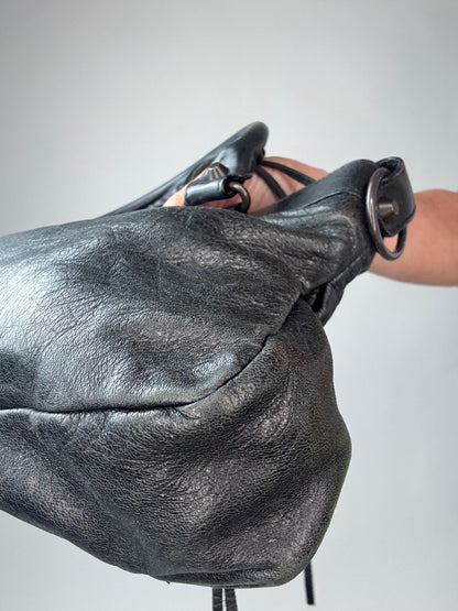 Balenciaga Le City First Bag In Black With Mirror