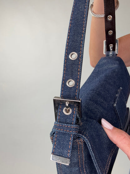 Fendi Denim Baguette Bag