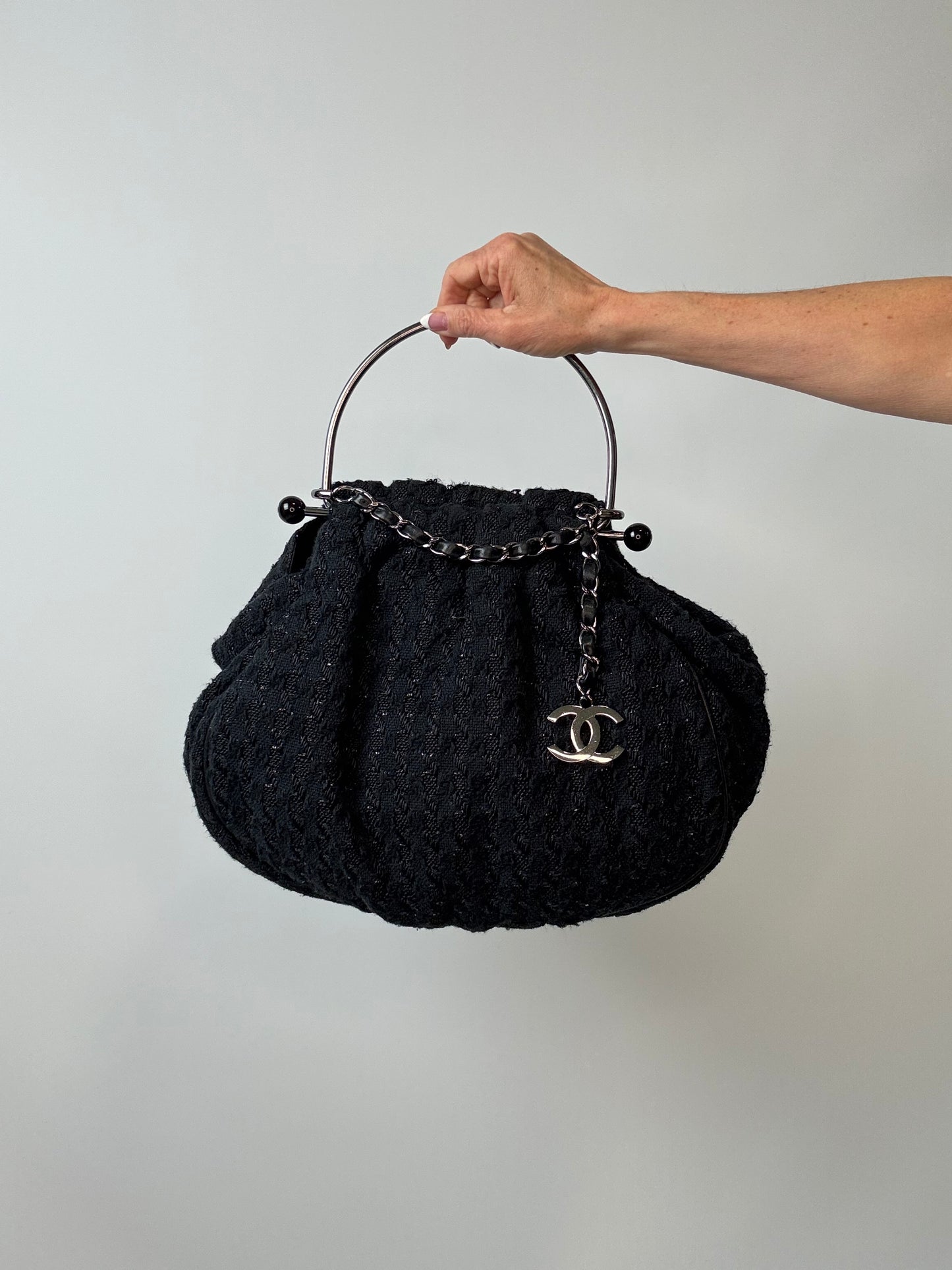 Chanel Tweed Bouclé Tote Bag