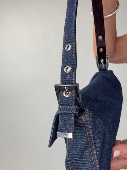 Fendi Denim Baguette Bag