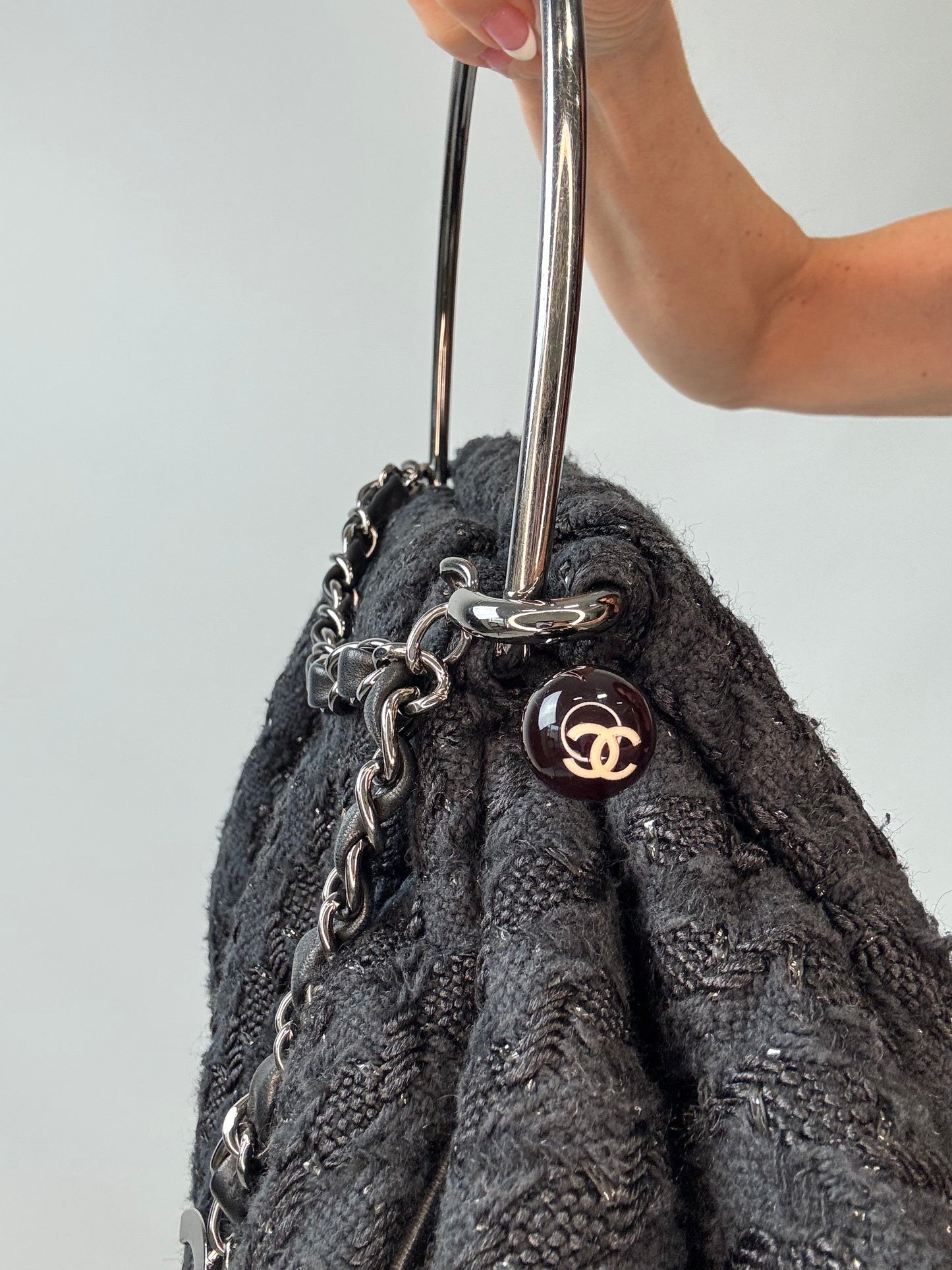 Chanel Tweed Bouclé Tote Bag