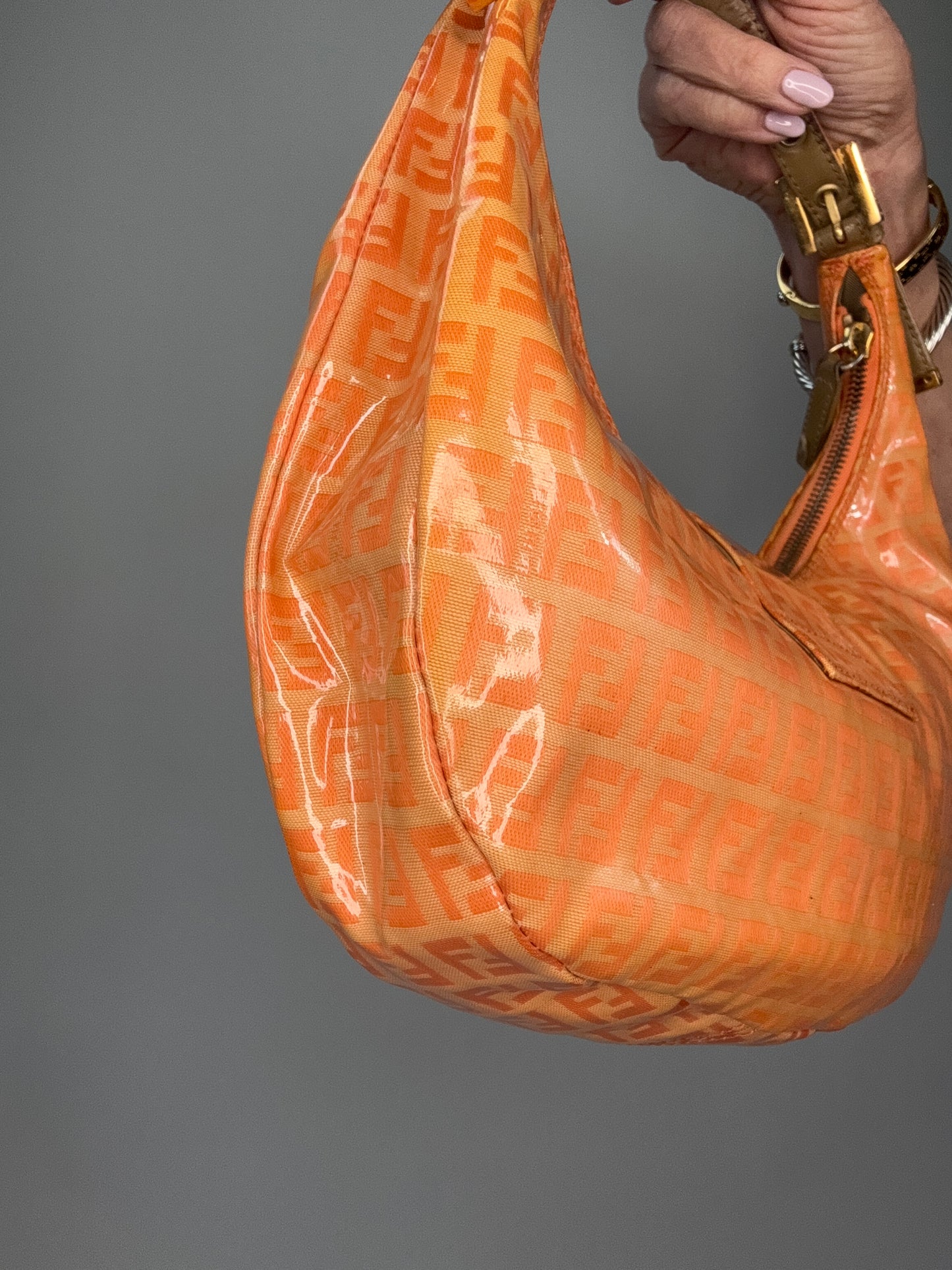 Fendi Zucchino Croissant Bag