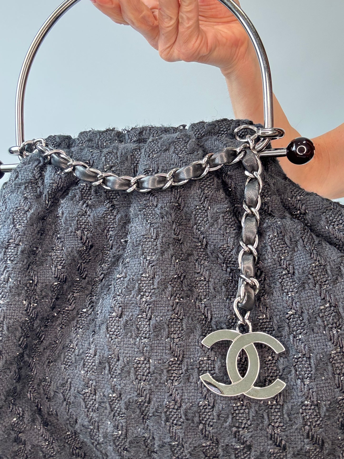 Chanel Tweed Bouclé Tote Bag