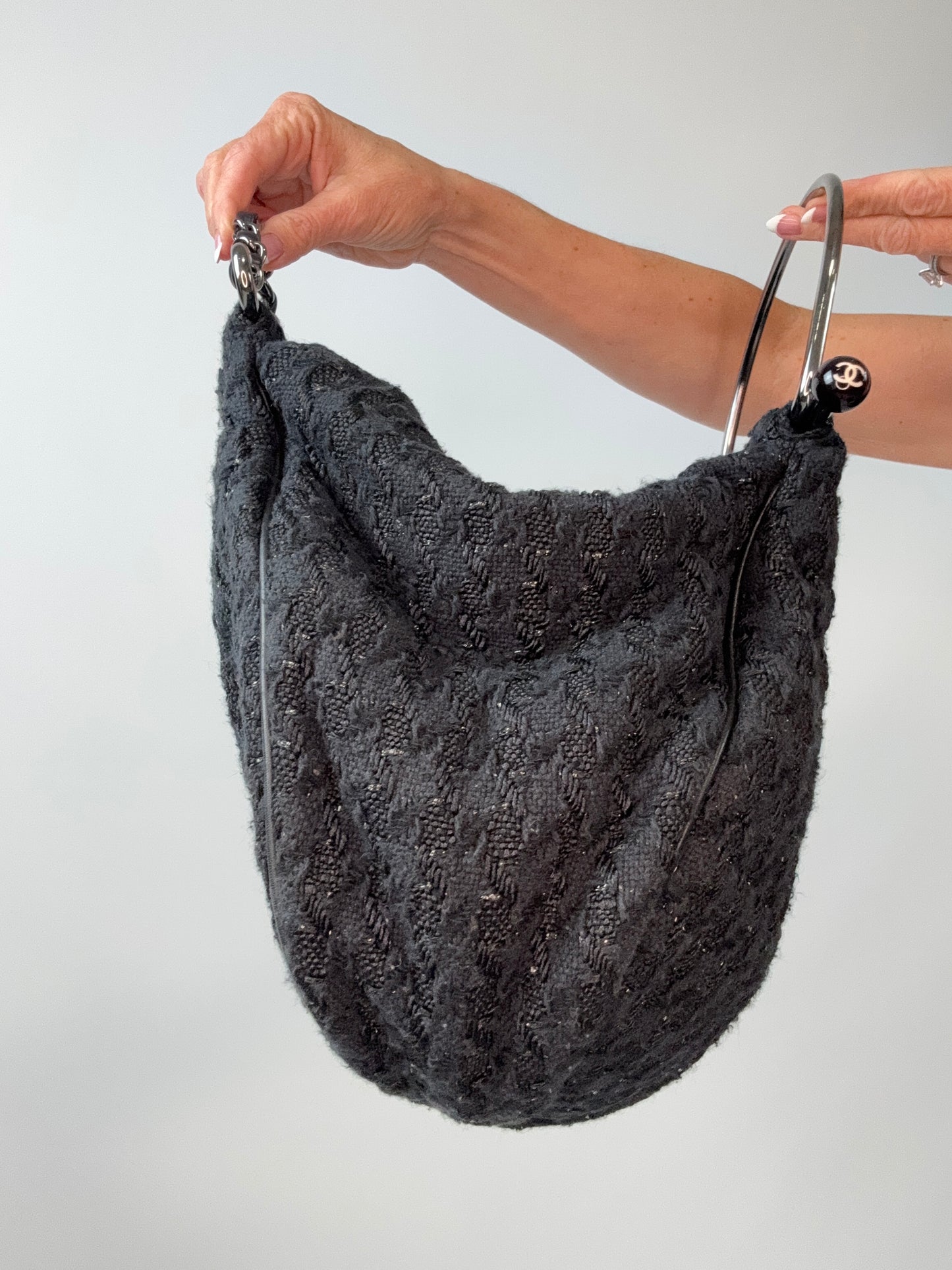 Chanel Tweed Bouclé Tote Bag