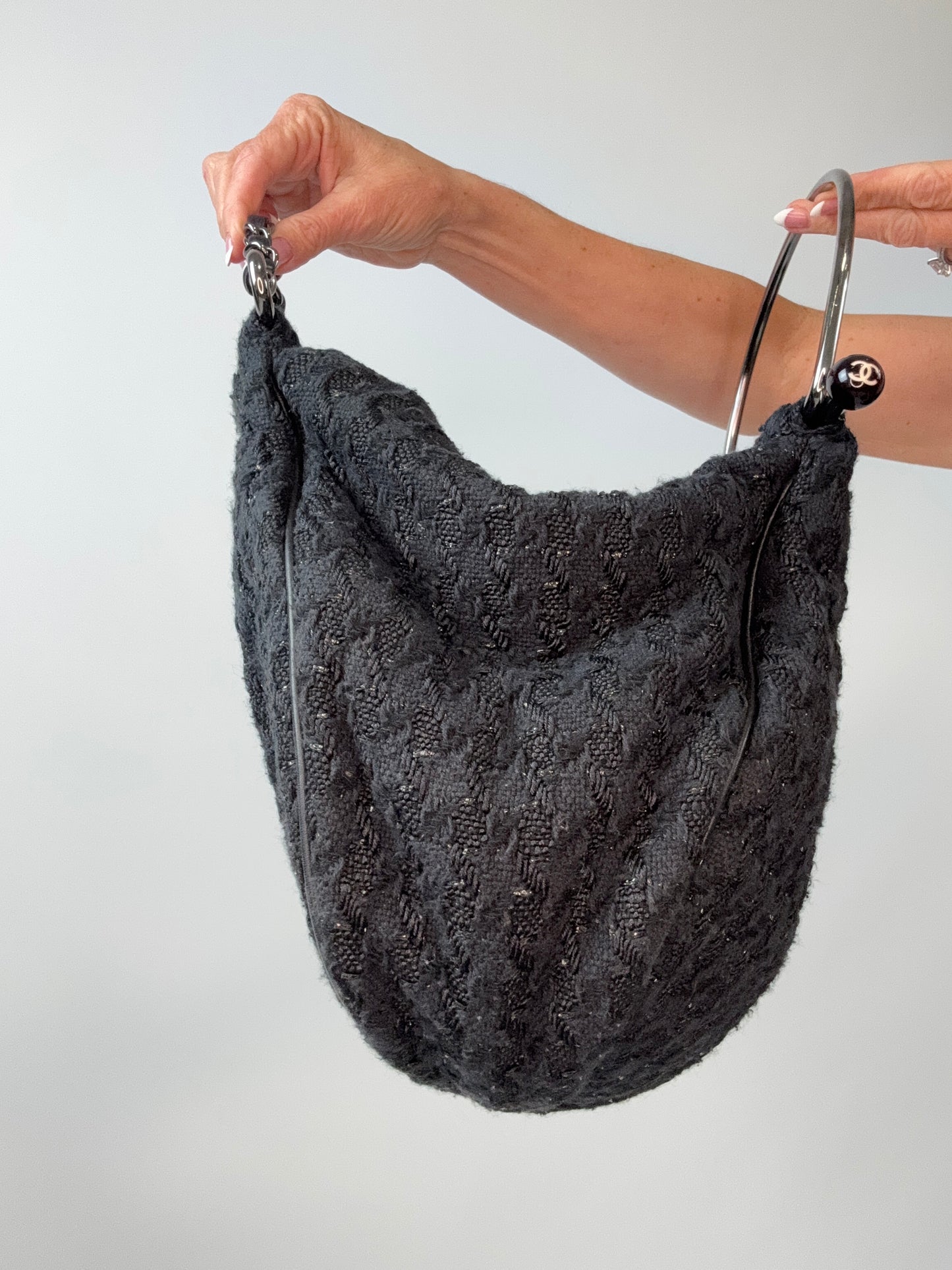 Chanel Tweed Bouclé Tote Bag