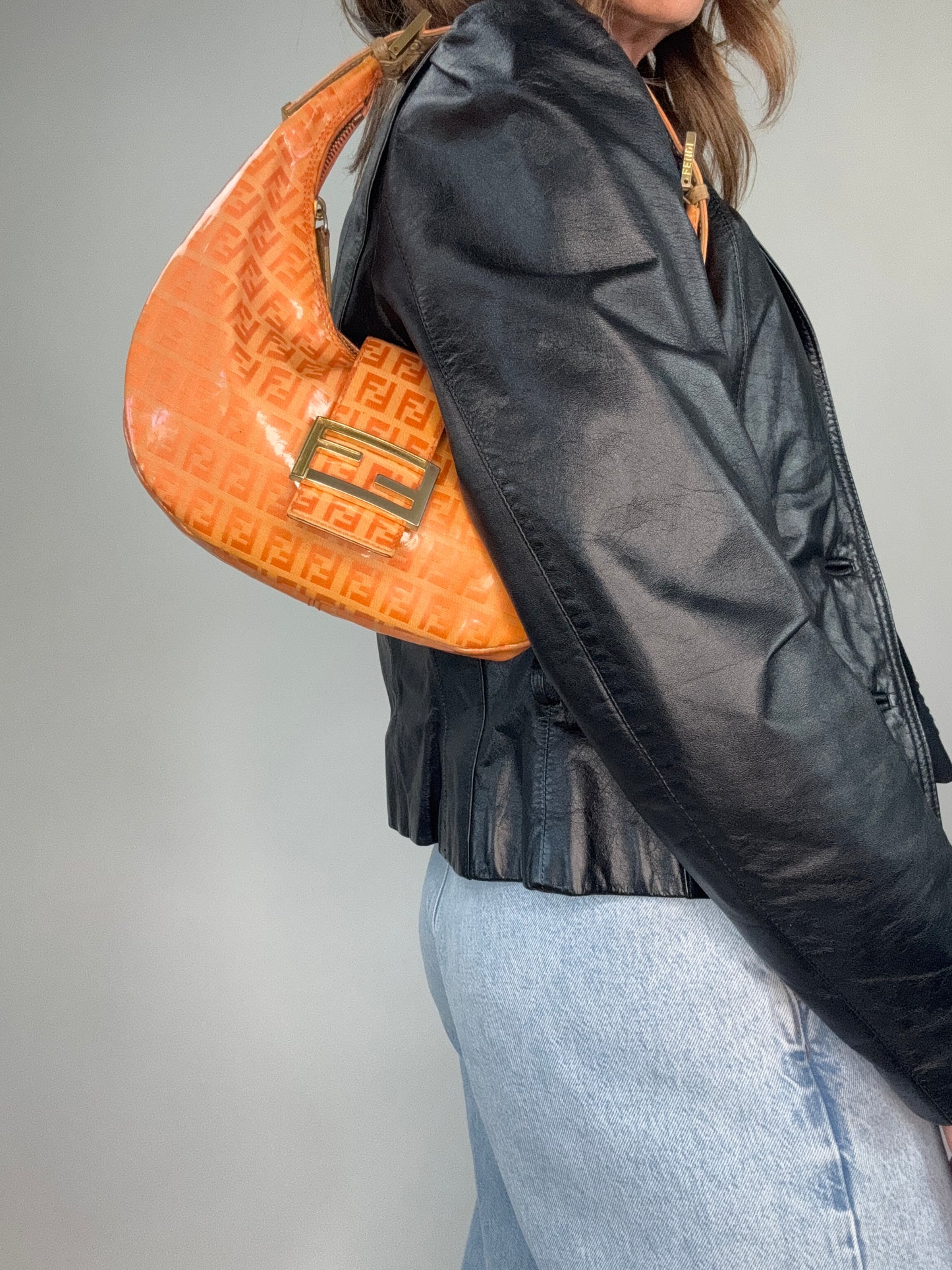 Fendi Zucchino Croissant Bag