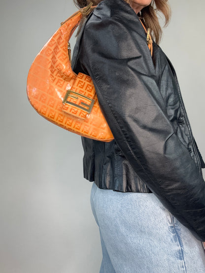 Fendi Zucchino Croissant Bag