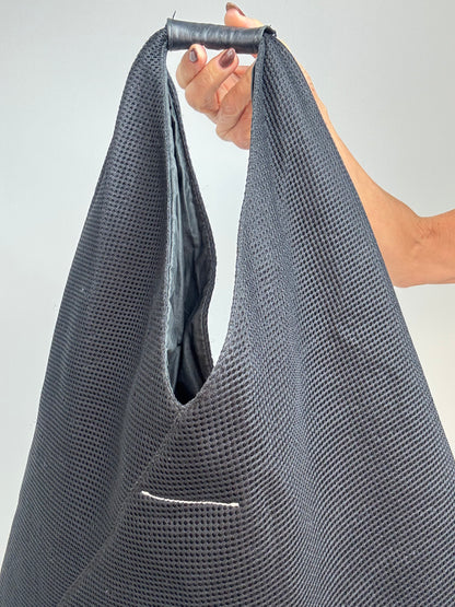 MM6 Maison Margiela Japanese Mesh Shoulder Bag — Black