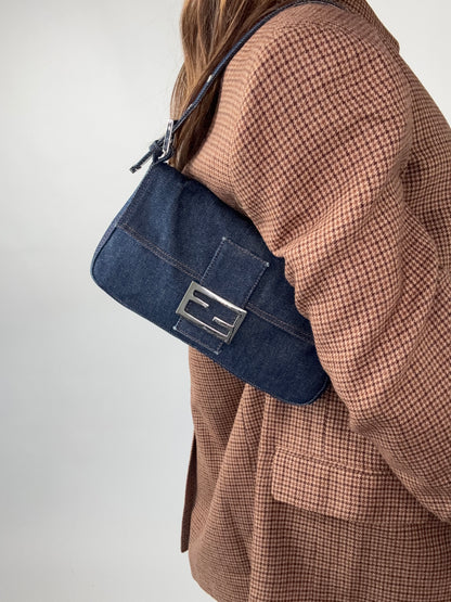 Fendi Denim Baguette Bag