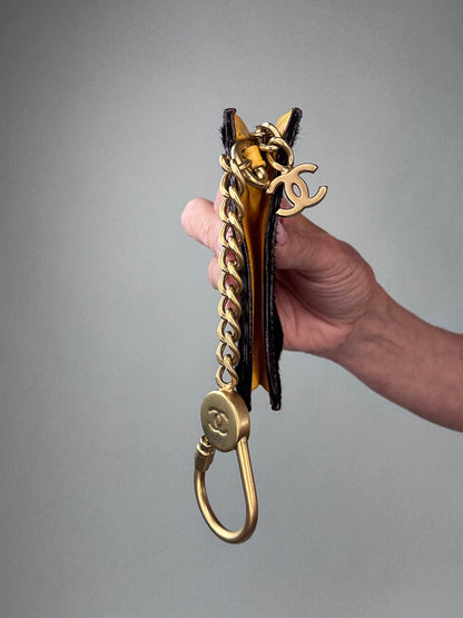 Chanel Rare Pony Hair Coco Coin Key Chain