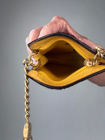 Chanel Rare Pony Hair Coco Coin Key Chain
