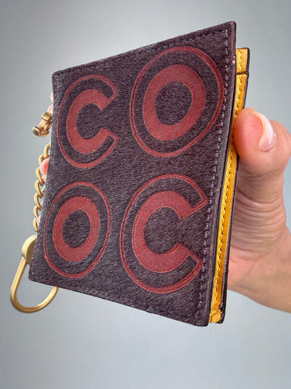 Chanel Rare Pony Hair Coco Coin Key Chain