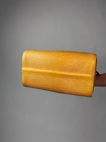 Louis Vuitton Vintage Speedy 25 Epi Yellow
