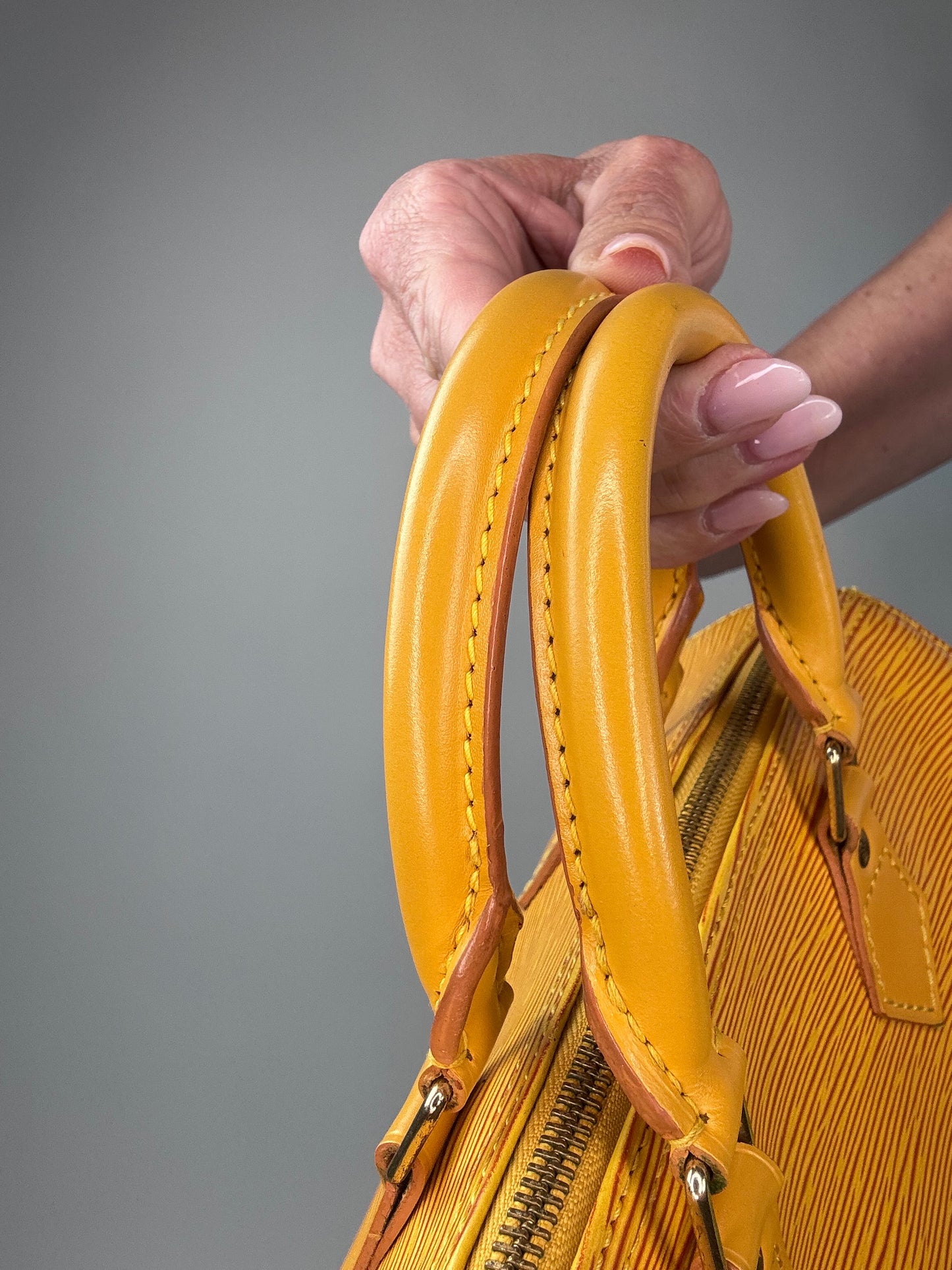 Louis Vuitton Vintage Speedy 25 Epi Yellow