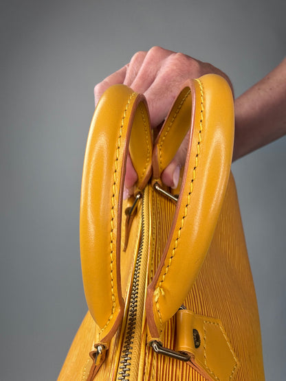Louis Vuitton Vintage Speedy 25 Epi Yellow