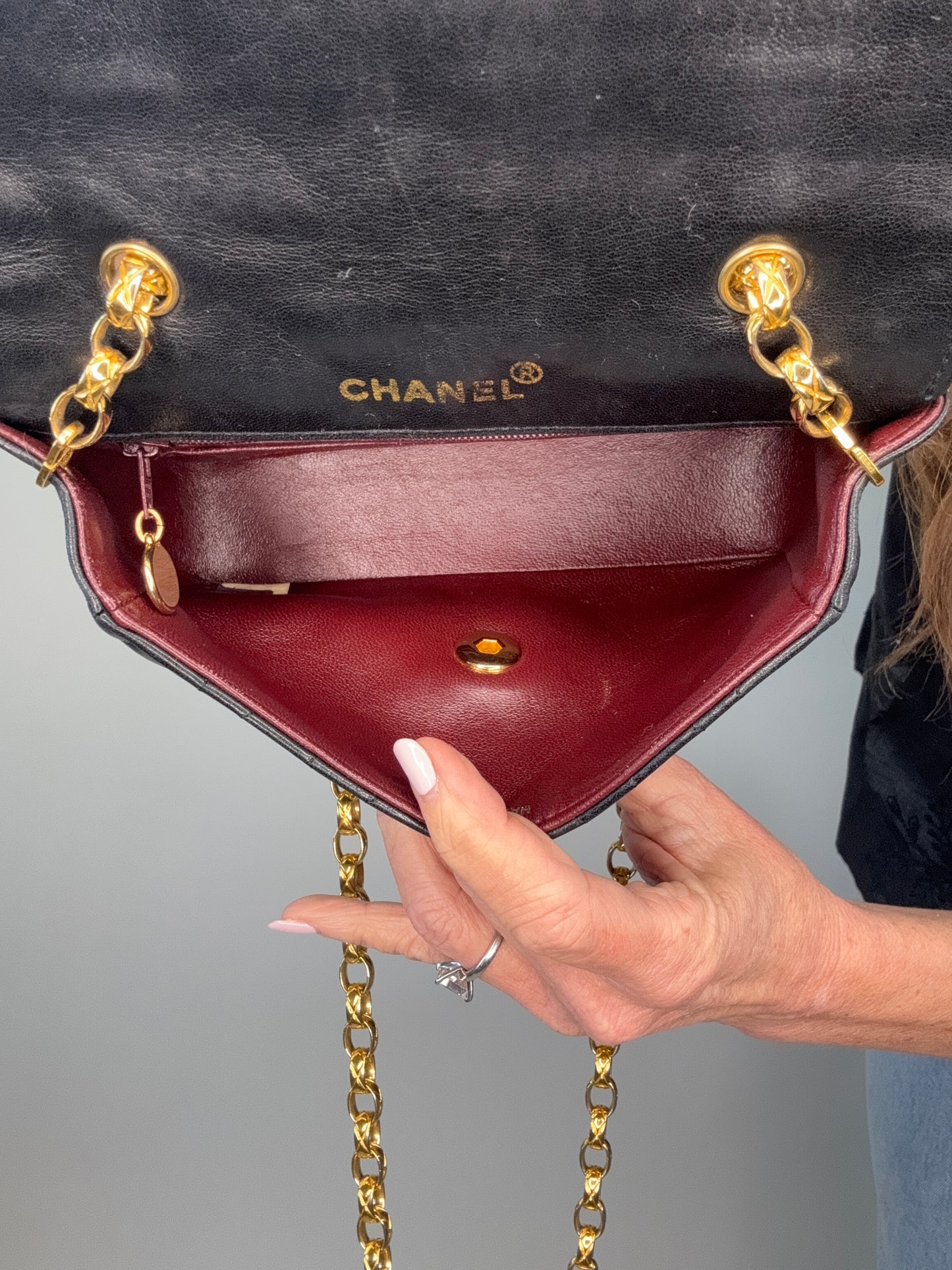 Chanel Diana Small Bijoux Chain Bag