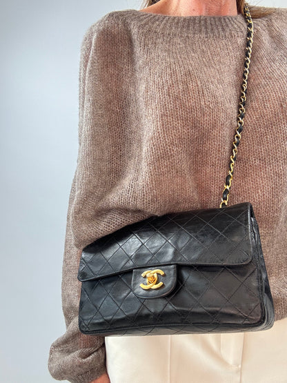 Chanel Vintage Small Lambskin Classic Flap