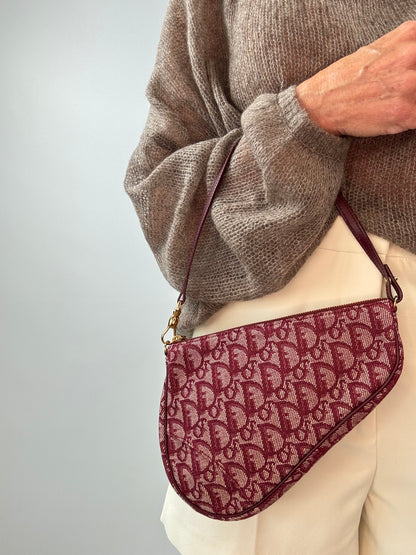 Christian Dior Diorissimo Saddle Pochette