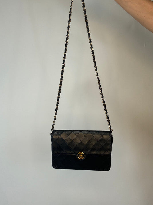 Chanel Vintage Single Flap Matelasse Shoulder Bag