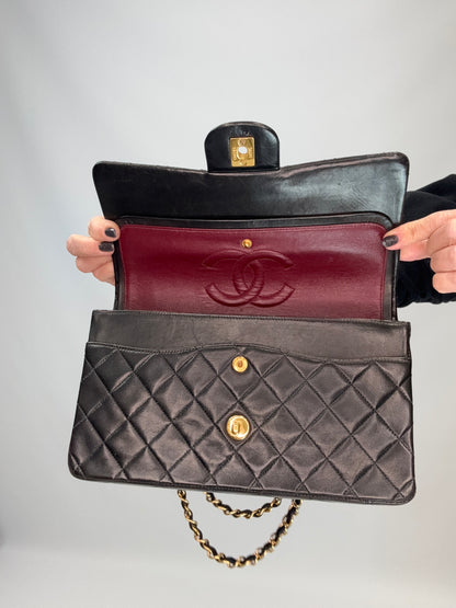 Chanel Vintage Double Flap - Black