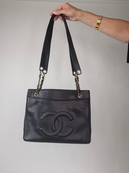 Chanel Caviar Double Sided Tote