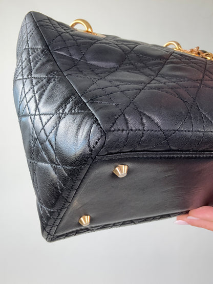 Christian Dior Lady Cannage Two Way Bag