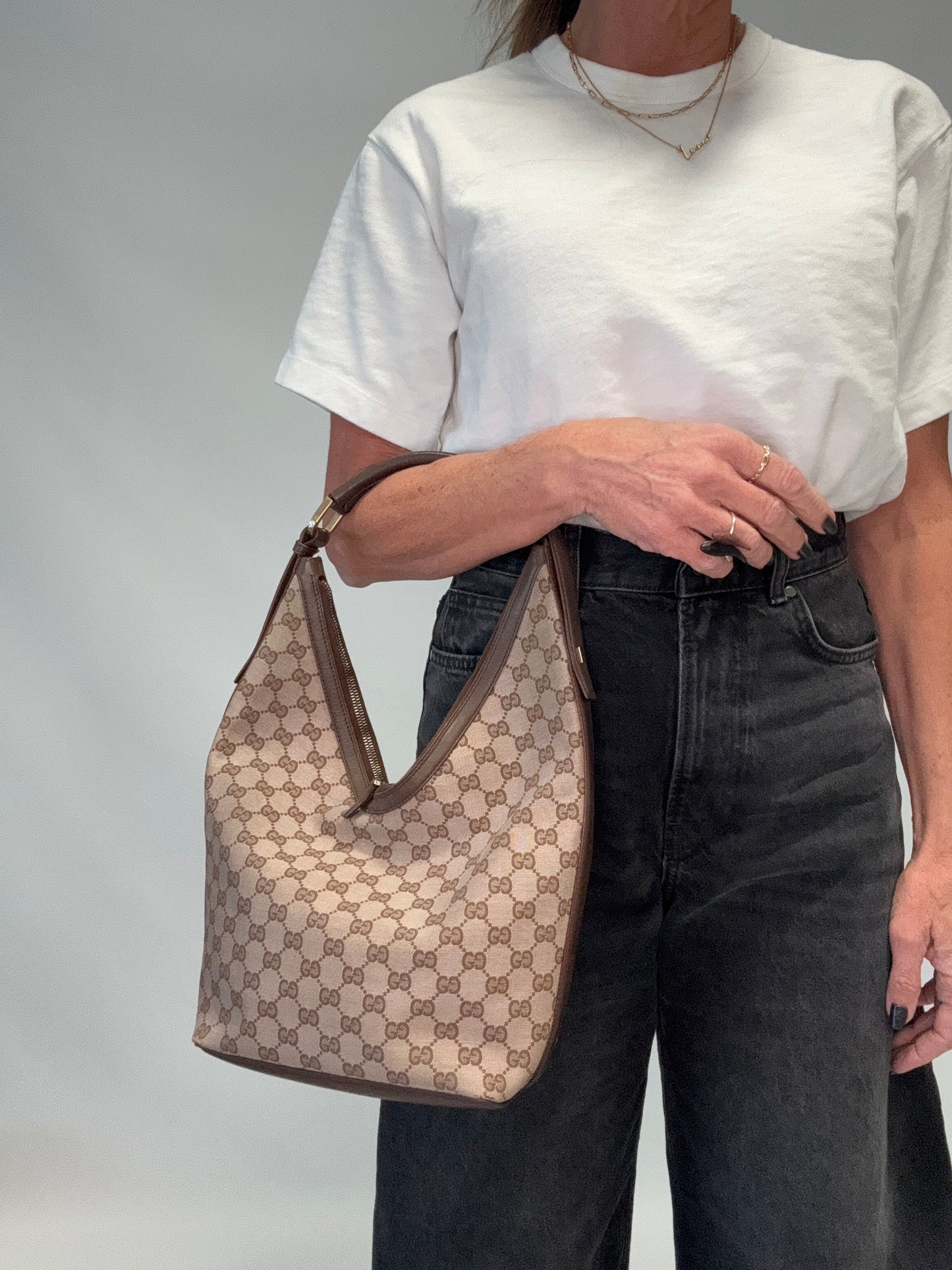 Gucci Original GG Hobo Bag