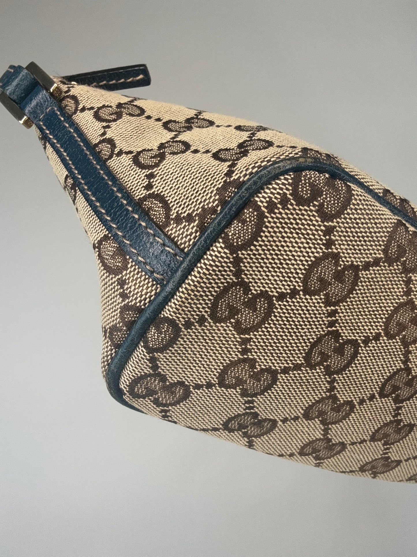 Gucci Boat Pochette Monogram Bag