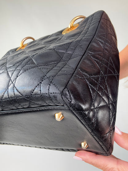 Christian Dior Lady Cannage Two Way Bag