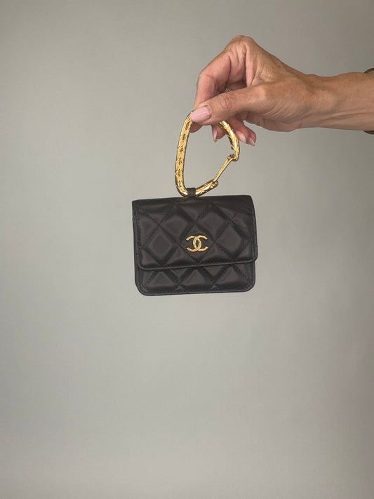 Chanel Jeweled Hook CC Card Holder