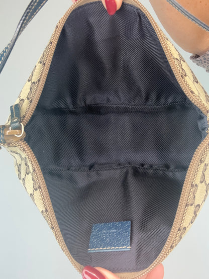 Gucci Boat Pochette Monogram Bag