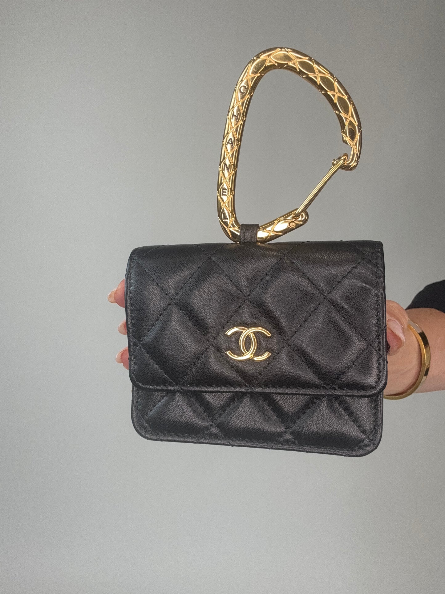 Chanel Jeweled Hook CC Card Holder