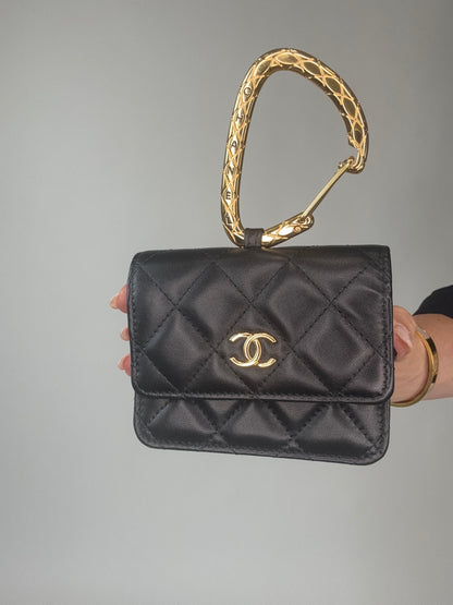 Chanel Jeweled Hook CC Card Holder