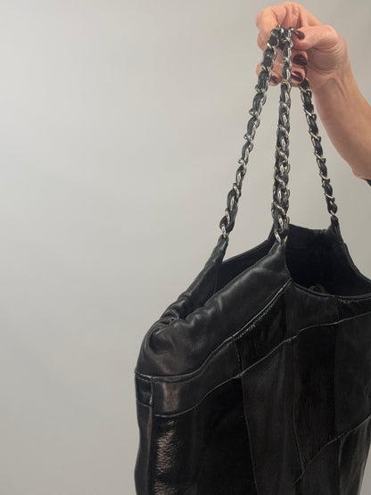 Chanel 2005–2006 Patchwork Brooklyn GST Tote-Balck