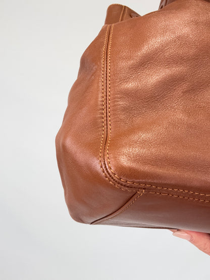 Chanel Vintage Lambskin CC Drawstring Ring Bag