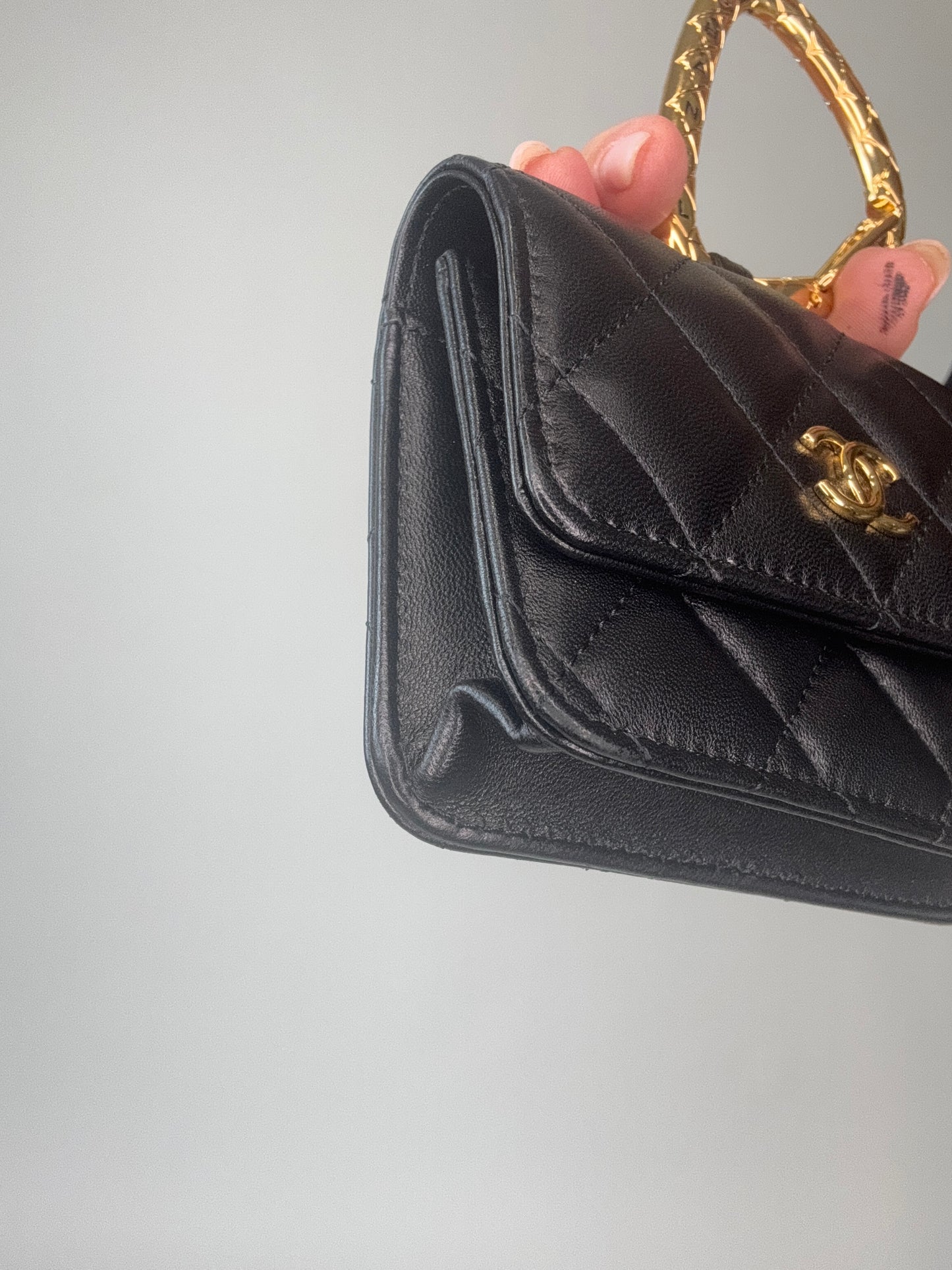 Chanel Jeweled Hook CC Card Holder