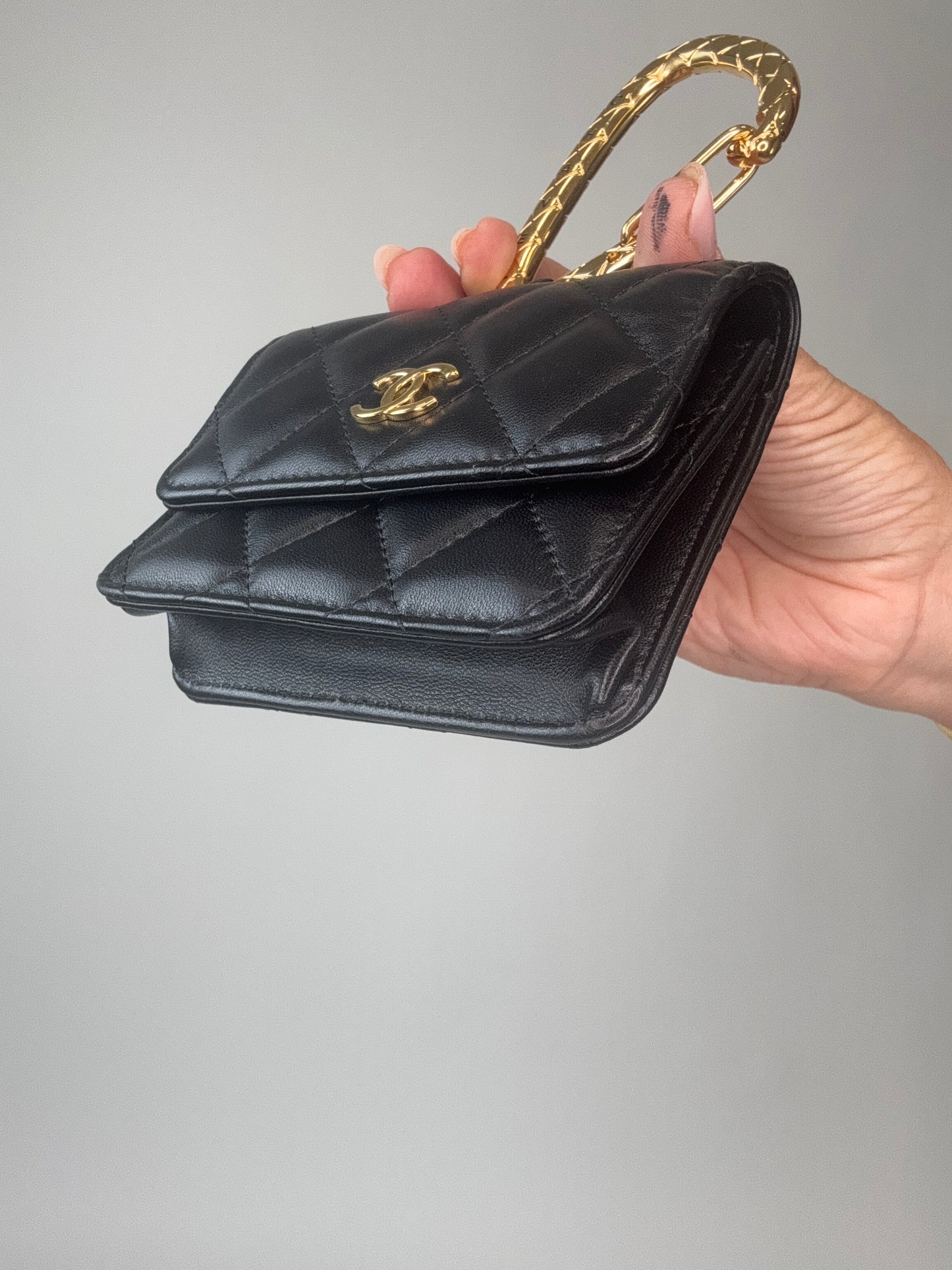 Chanel Jeweled Hook CC Card Holder