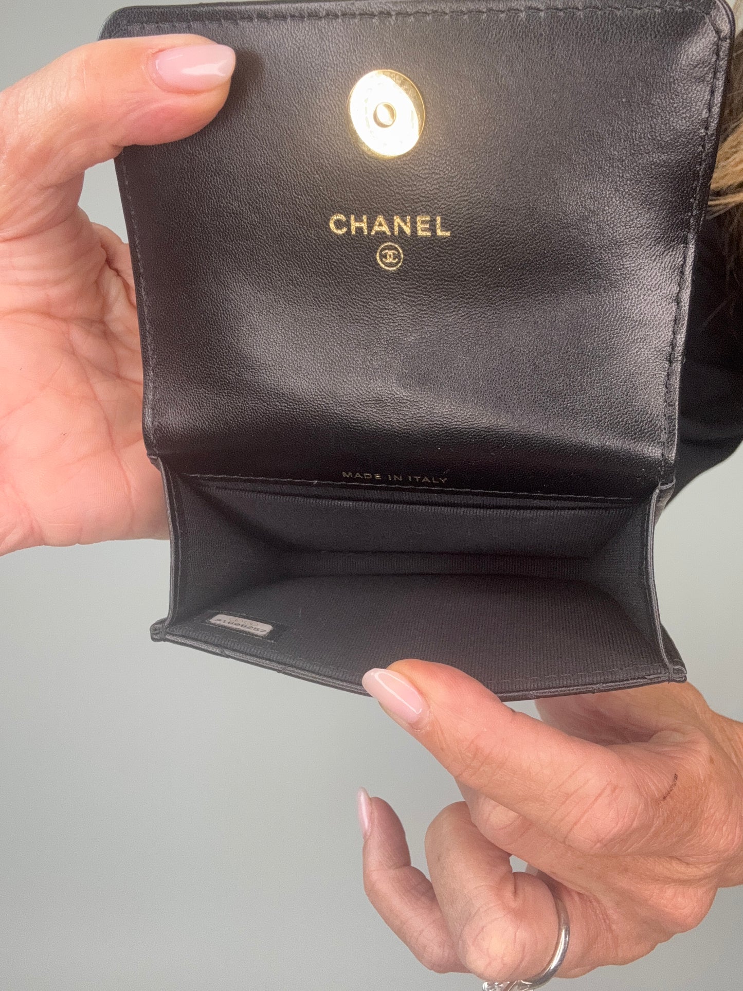 Chanel Jeweled Hook CC Card Holder