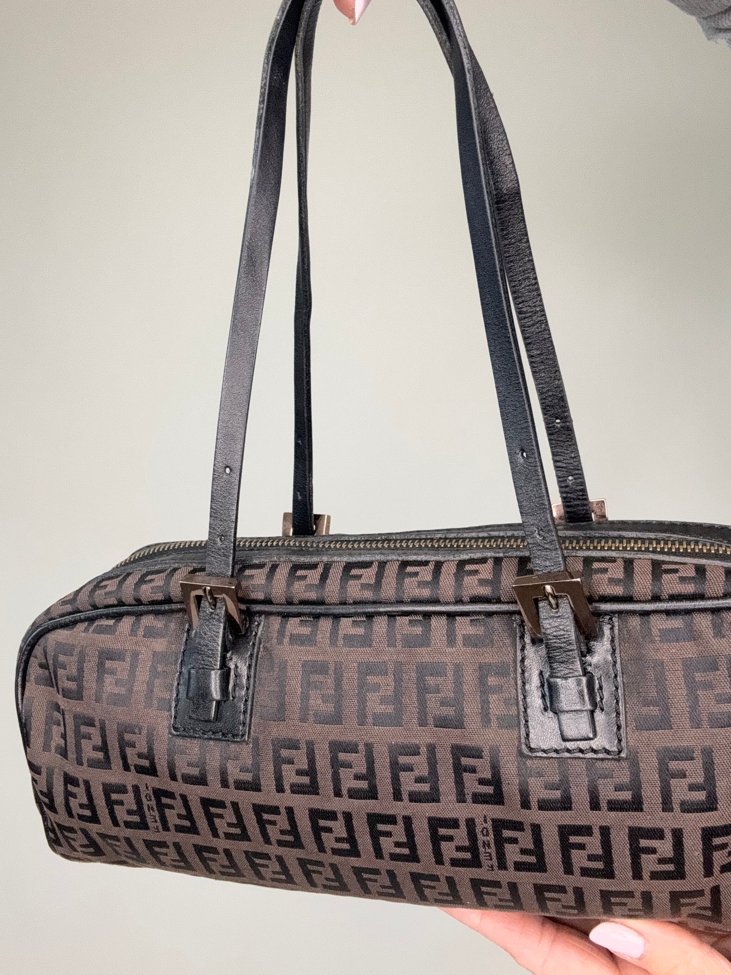 Fendi Zucchino Vintage East West Bag