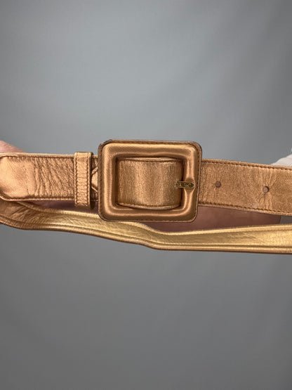 Chanel Coco Mark Nishijin-ori Waist Pouch - Gold