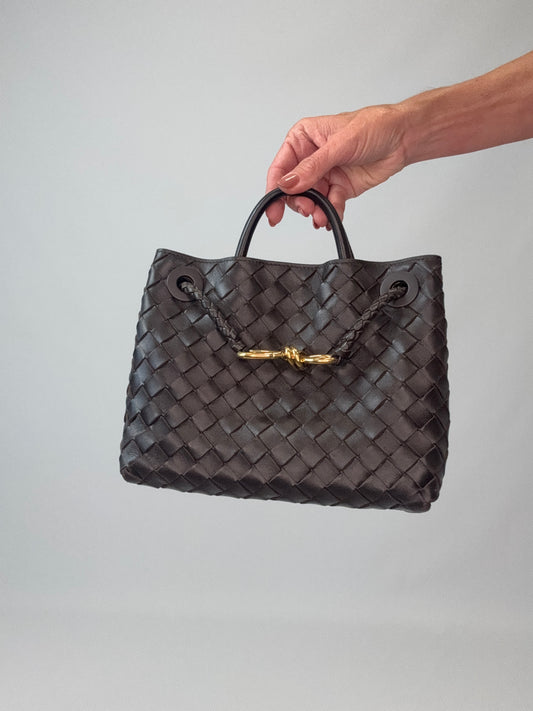 Bottega Veneta Andiamo Small-Brown
