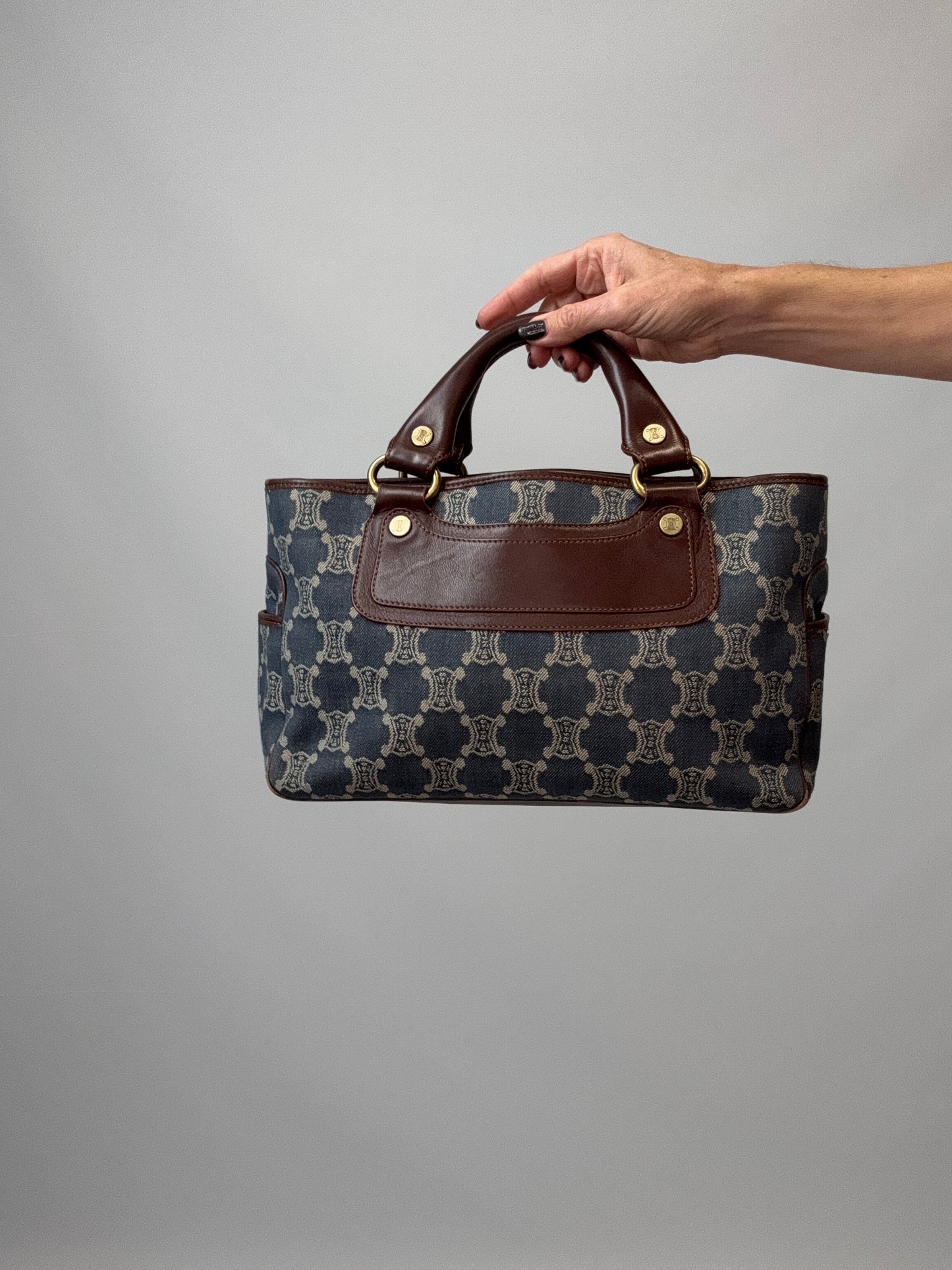 Celine Vintage Denim Boogie Bag