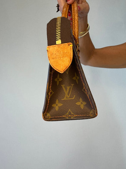 Louis Vuitton Triangle Sac Rare Monogram East to West Bag